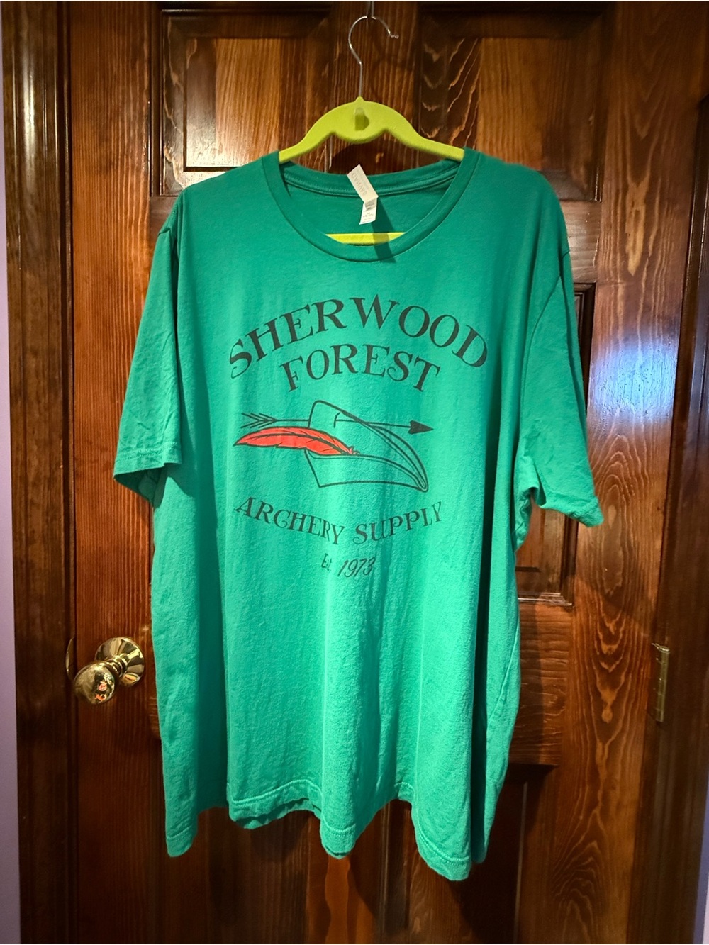 Bella Canvas Teal Short-Sleeve Sherwood Forest Graphic Tee
